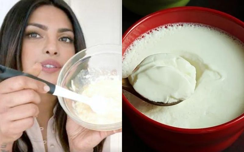 curd benefits in glowing skin