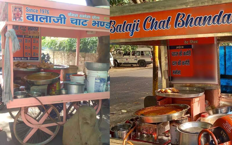 balaji chaat bhandaar jaipur me famous samose wala 